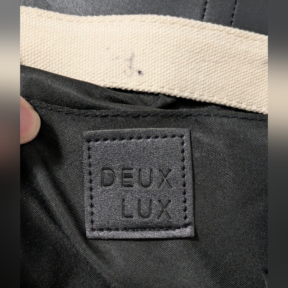 **3/$16 SALE - Deux Lux Black and Cream Backpack - Picture 6 of 8